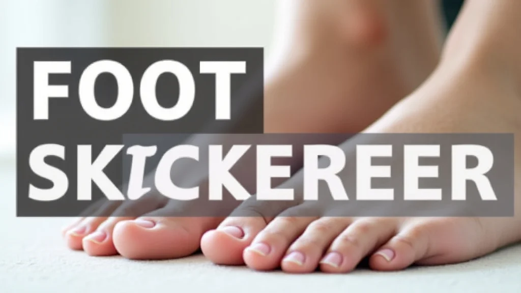 The image shows a person using a best foot scrubber for dead skin removal, revealing smooth feet.