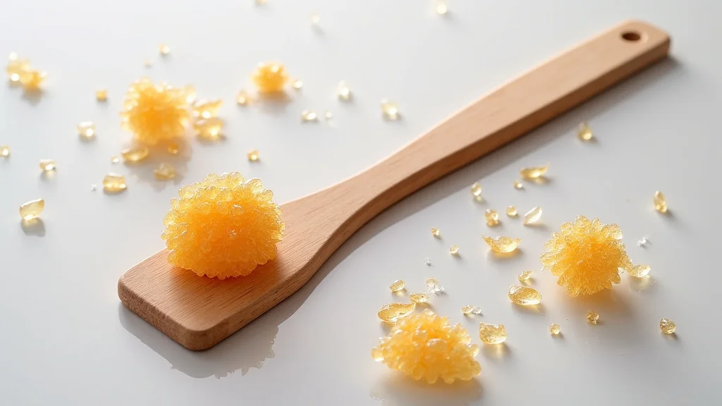 The image shows a professional skin scrubber spatula in use for facial cleansing as part of the guide.