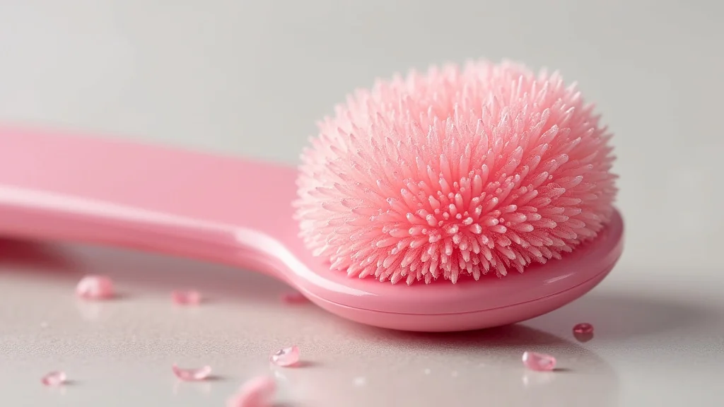 This image shows a skin scrubber spatula, a useful tool for exfoliation.